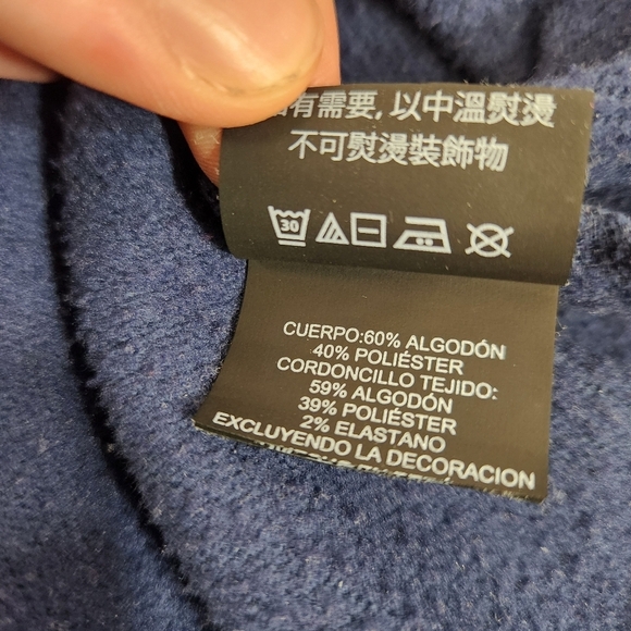 Coach Men's Navy Blue Crewneck Sweatshirt  Medium - Picture 8 of 10